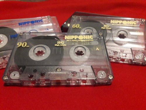 Cassettes Nipponic Audio Usados Buen Estado 90 Mínutos Lote
