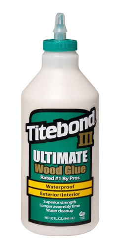 Cola Titebond 3 Ultimate 1,05kg Para Marcenaria Prova D Água