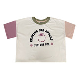 Blusa Cropped Hering Kids Infantil Menina Estampada