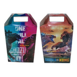 Godzilla Vs King Kong Paq 20 Dulceros Cajitas Bolo Feliz