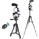 Kit De Video Smartphone Vlog Youtube Tripie Soporte Control