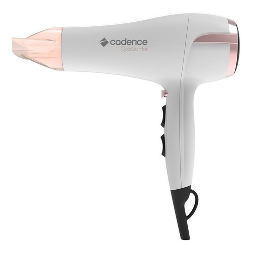 Secador De Cabelo Cadence Quartzo Hair Sec721 Branco 110v