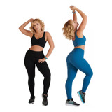 Kit 2 Calça Legging Feminina Lupo Sport Basic Academia 71774