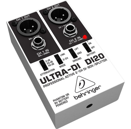 Caja Directa Activa Splitter Behringer Ultra-di Di20