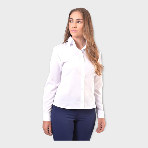 Camisete Camisa Feminina Social M/ Longa Escritorio Oferta