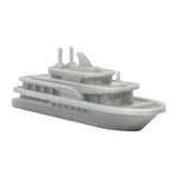 Miniatura Batalha Variada Iate Mar Barco Impressão3d Coleção