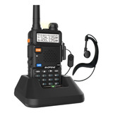 Baofeng Uv-5r Radio Bidireccional De Doble Banda (negro), Mh