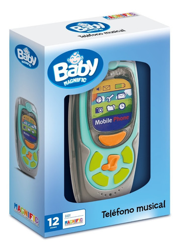 Telefono Celular Infantil Con Luz Y Sonidos Baby Magnific