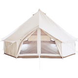 Tienda Glamping Camping Oxford 900d Beige 5 Metros Diámetro