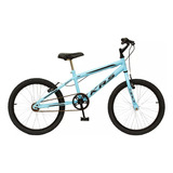 Bicicleta  Infantil Krs Rebaixada Aro 20 1v Freios V-brakes Cor Azul-celeste/preto