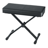 Gator Bench Banqueta Para Piano Acolchada Largo 60cm Color Negro