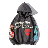 Lucky Me I See Ghosts Sudadera Con Capucha Estampada