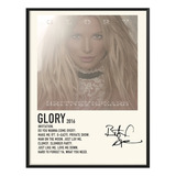 Poster Britney Spears Album Tracklist Exitos Glory 120x80