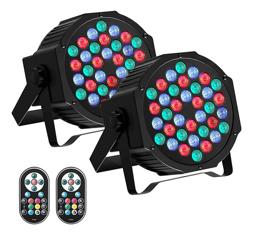 U`king Par De Luces Led Para Escenario De Dj, Rgb 36 Led Con