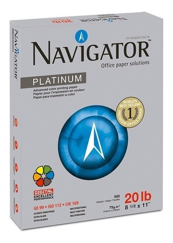 Papel Para Copiadora Navigator Carta 37k 500hojas