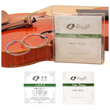 Qingge C11 Cuerdas Para Violín 4/4-4/3 De Aluminio Magnesio