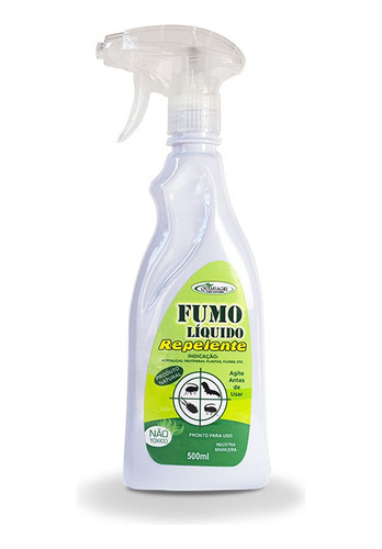 Fumo Llíquido Repelente P/ Planta 500ml Quimiagri Jardinagem