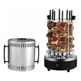 Parrillera Eléctrica Giratoria Premium Con 8 Pinchos, 220 V