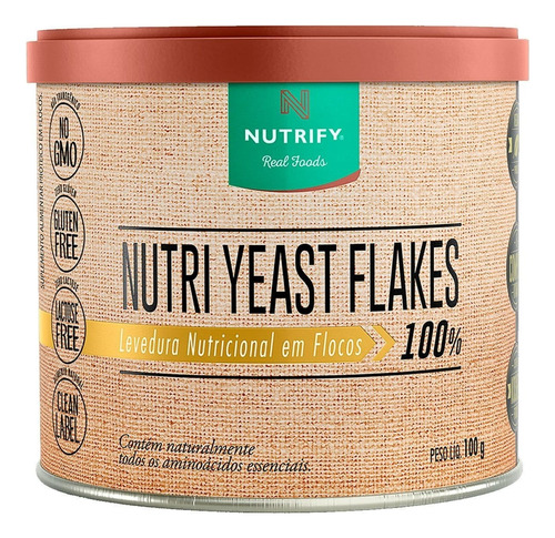 Levedura Nutricional Nutri Yeast Flakes - Nutrify 100g