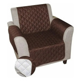 Funda Cobertor Cubre Sofa Reversible Sillon 1 Cuerpo 