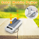 Carregador Solar, Pacote De Bateria Solar Portátil Usb De 20