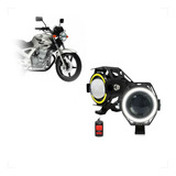 Kit Led Farol Milha Moto Cbx 250 Twister 2008 Angel Eye U7