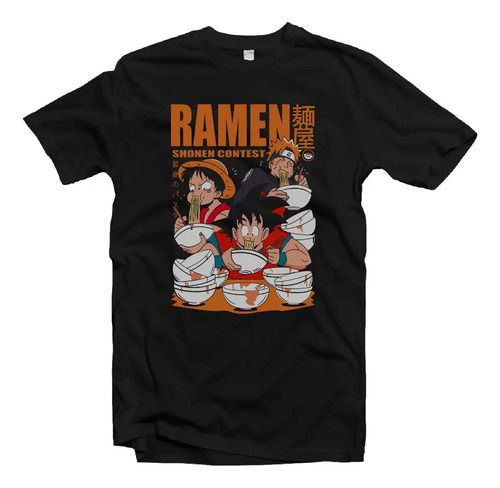 Playera Anime Ramen Anime Characters A2
