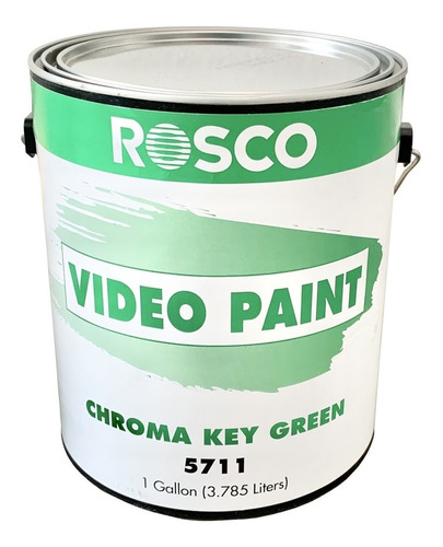 Pintura Chroma Key Para Tv 1 Galon Video Paint 05711 Rosco