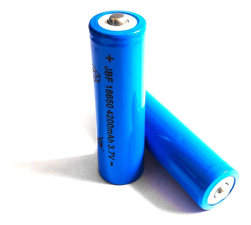 Pila Batería 18650 Li-ion Recargable 4200mah 3.7v Con Tip