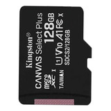 Memoria Micro Sd Kingston 128gb Clase 10 + Adaptador + Envio