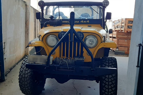 JEEP WILLYS 1963 - AMARELO - 6 CILINDROS