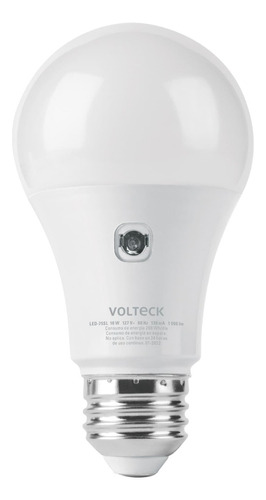 Lámpara Led Con Sensor De Luz A19 10w  Volteck 46990