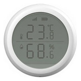 Sensor De Temperatura E Umidade Zigbee Tuya Com Display Lcd