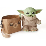 Muñeco Baby Yoda Peluche Star Wars Con Sonidos Mattel Grogu