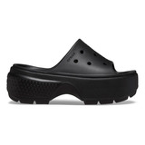 Ojotas Crocs Stomp Unisex Moda Negro