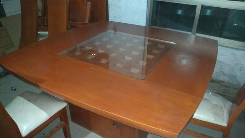 Comedor De Madera Con Escritorio De Regalo