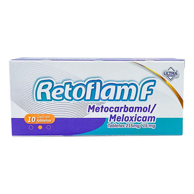 Retoflam F Tabletas 15 Mg\u002F215 Mg, 10 Tabletas | MercadoLibre