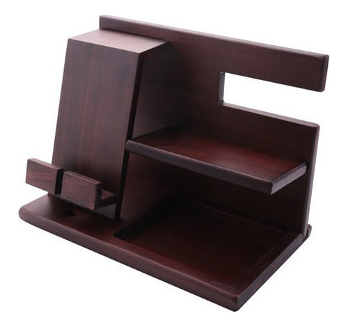 Soporte Organizador Para Mesita De Noche, De Madera, Para Ca