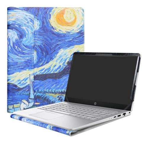 Funda P/laptop Alapmk, Diseño Noche Estrellada, 14   Para Hp