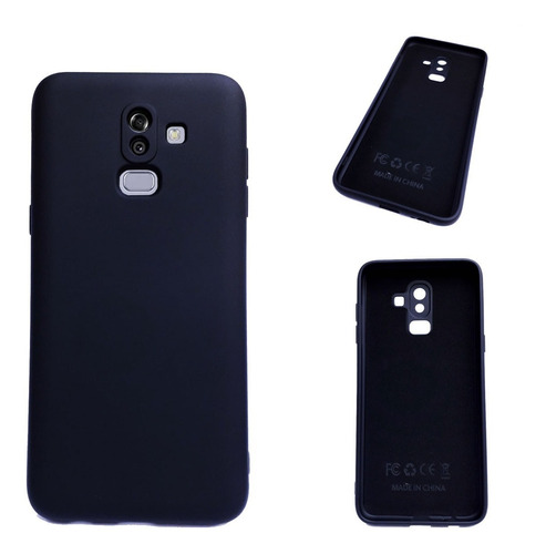 Capinha Para Galaxy J8 Sm-j810m Silicone Interior Aveludado 