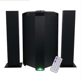 Minicomponente Fol Bluetooth Teatro En Casa Bocinas Audio Color Negro Potencia Rms 60 W