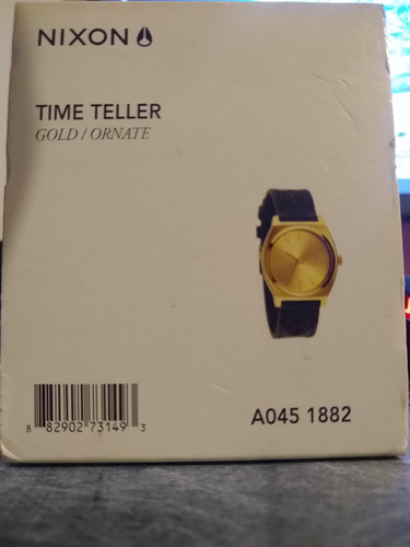 Nixon Time Teller A045 1882 Gold Ornate