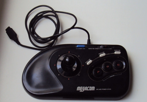 Controle Arcade Megacom Para Mega Drive - Leia Descrição