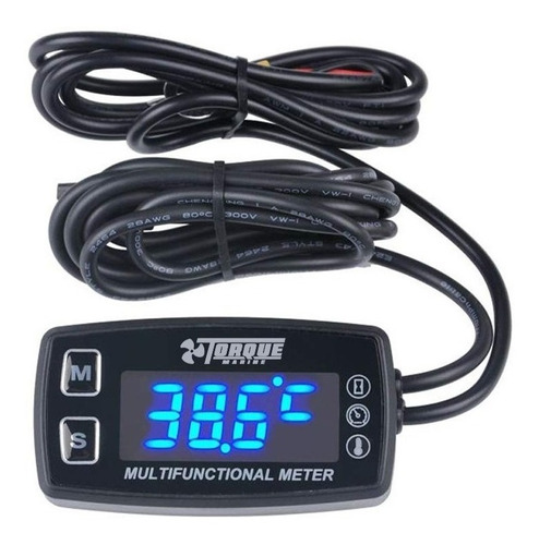 Tacometro Digital Rpm 12v Temperatura Cuentahoras Led Atv