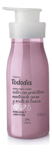 Crema Nutritiva Corporal Tododia  Natura (variedad Aromas) Tipo De Envase Aroma Fragancia Mora Roja Y Jabuticaba