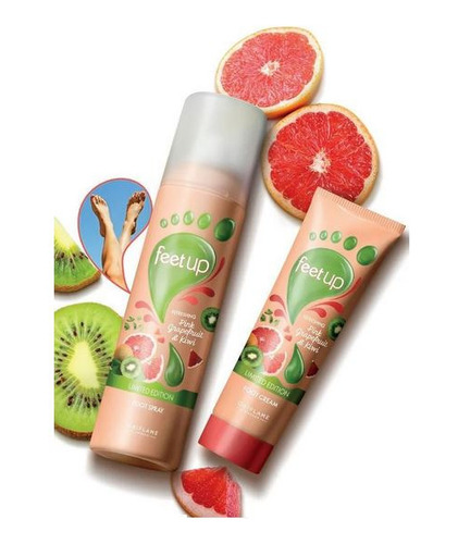 Set De Spray Antritranspirante Y Crema Para Pies Oriflame