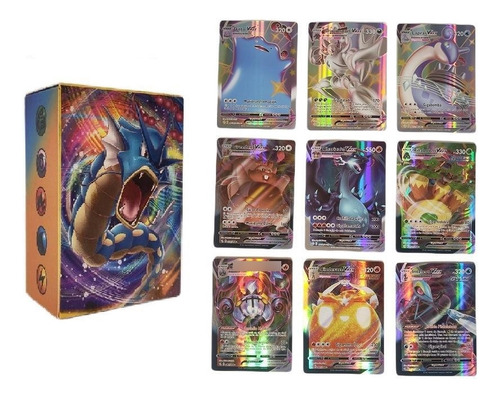 100 Cartas Pokemon Juego De Cartas Tarjetas