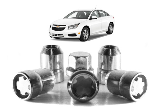 Tuercas Bulones De Seguridad Antirrobo P/ Chevrolet Cruze