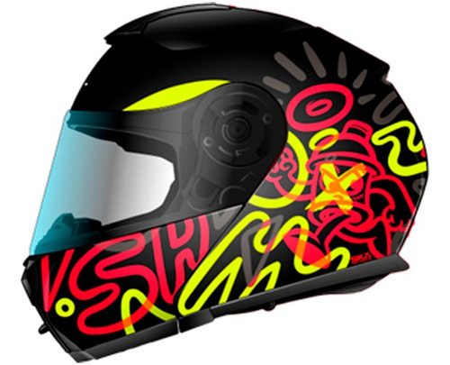 Casco Certificado Para Motociclista Shaft Art Moteros