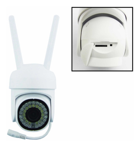 Camara De Vigilancia Ip Wifi 37 Led P/ Smartphone Movimiento